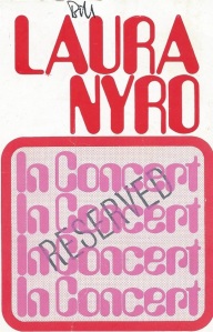 Laura Nyro BBC ticket